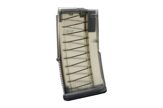 Translucent AR-15 magazine.